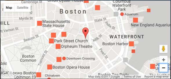 DUI Lawyer Boston, Massachusetts - Map